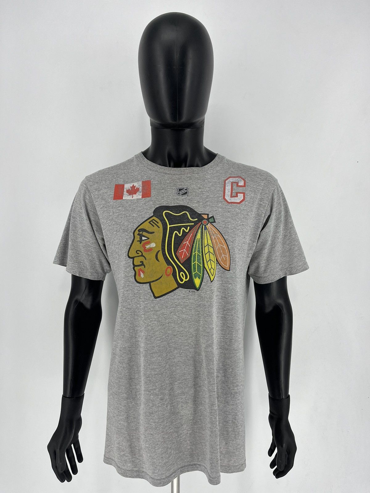 NHL × Reebok × Vintage Vintage Reebok NHL Indian T-shirt Grey Size XL Size US XL / EU 56 / 4 - 2 Thumbnail