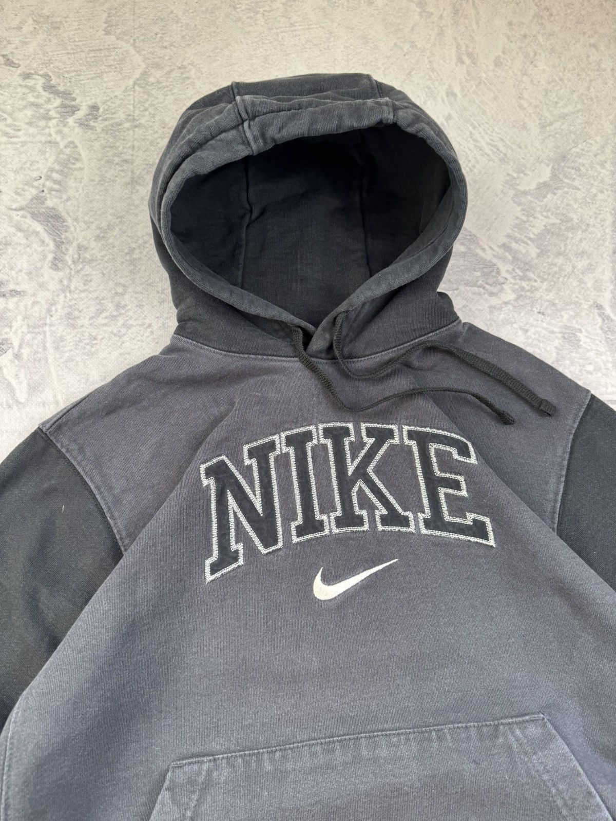 Nike × Vintage NIKE VINTAGE CENTER LOGO OVERSIZE BOXY HOODIE Size US M / EU 48-50 / 2 - 3 Thumbnail
