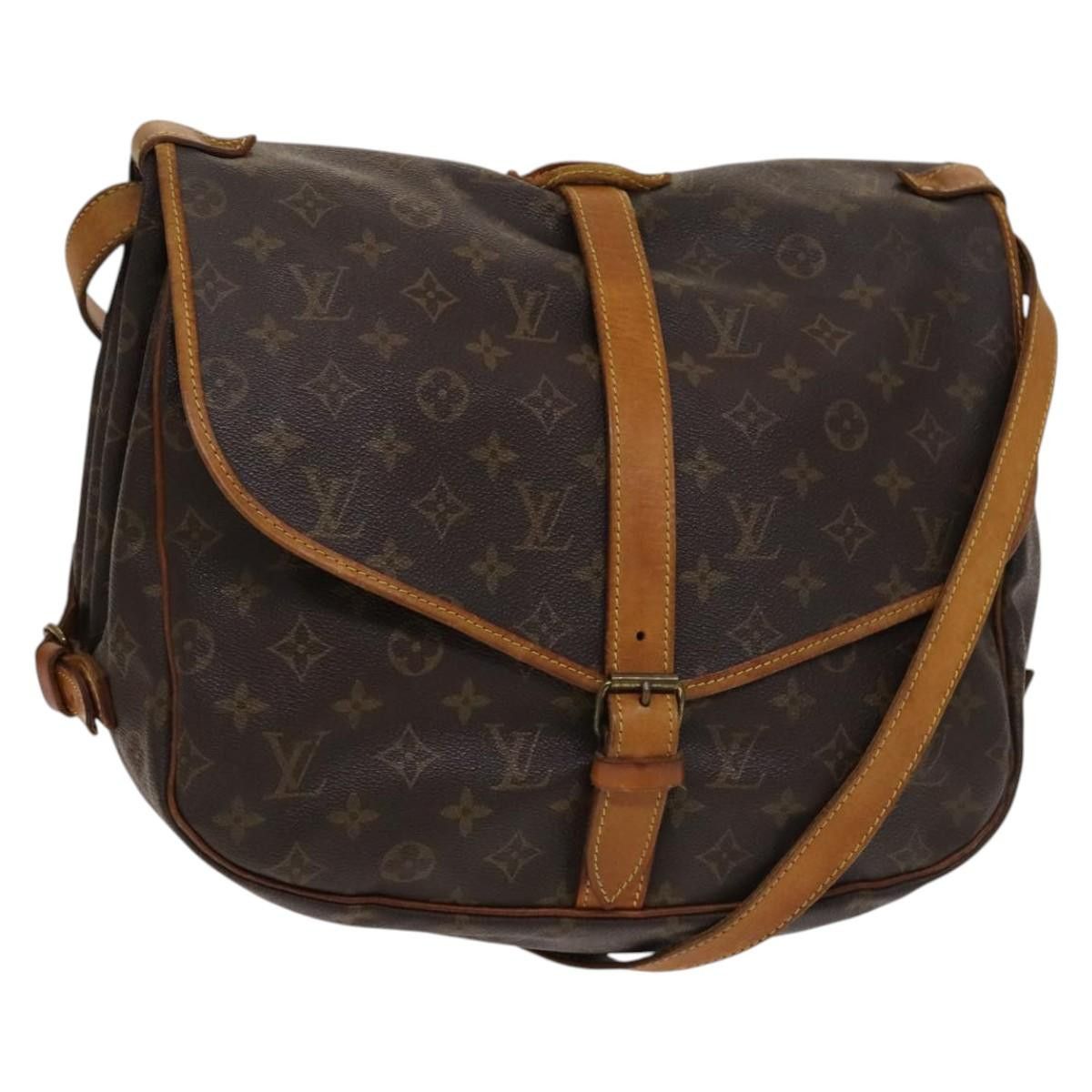 Louis Vuitton LOUIS VUITTON Monogram Saumur 35 Shoulder Bag M42254 Size ONE SIZE - 1 Thumbnail