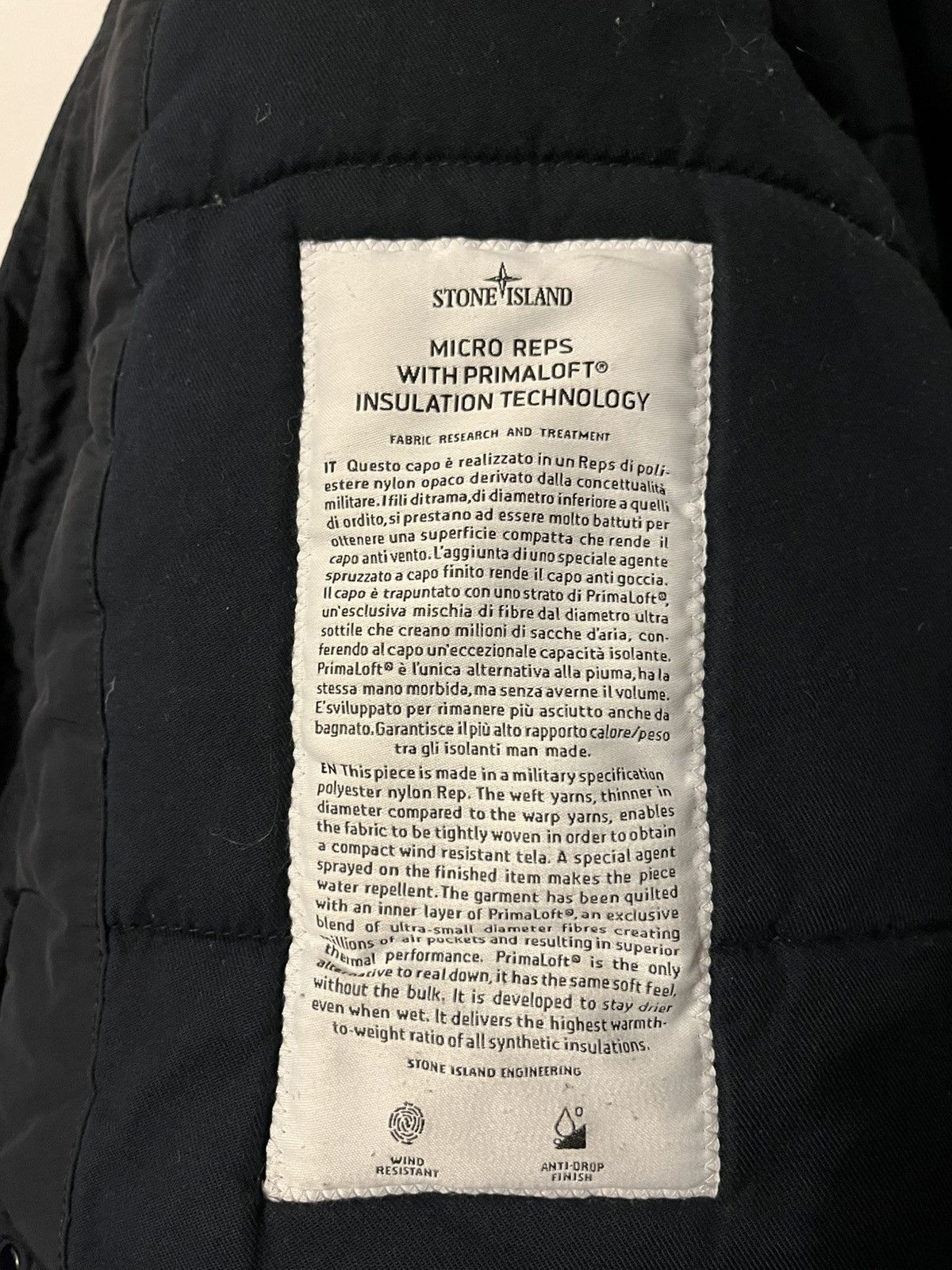 Stone Island Stone Island Micro Reps With Primaloft Jacket Size US XL / EU 56 / 4 - 10 Thumbnail