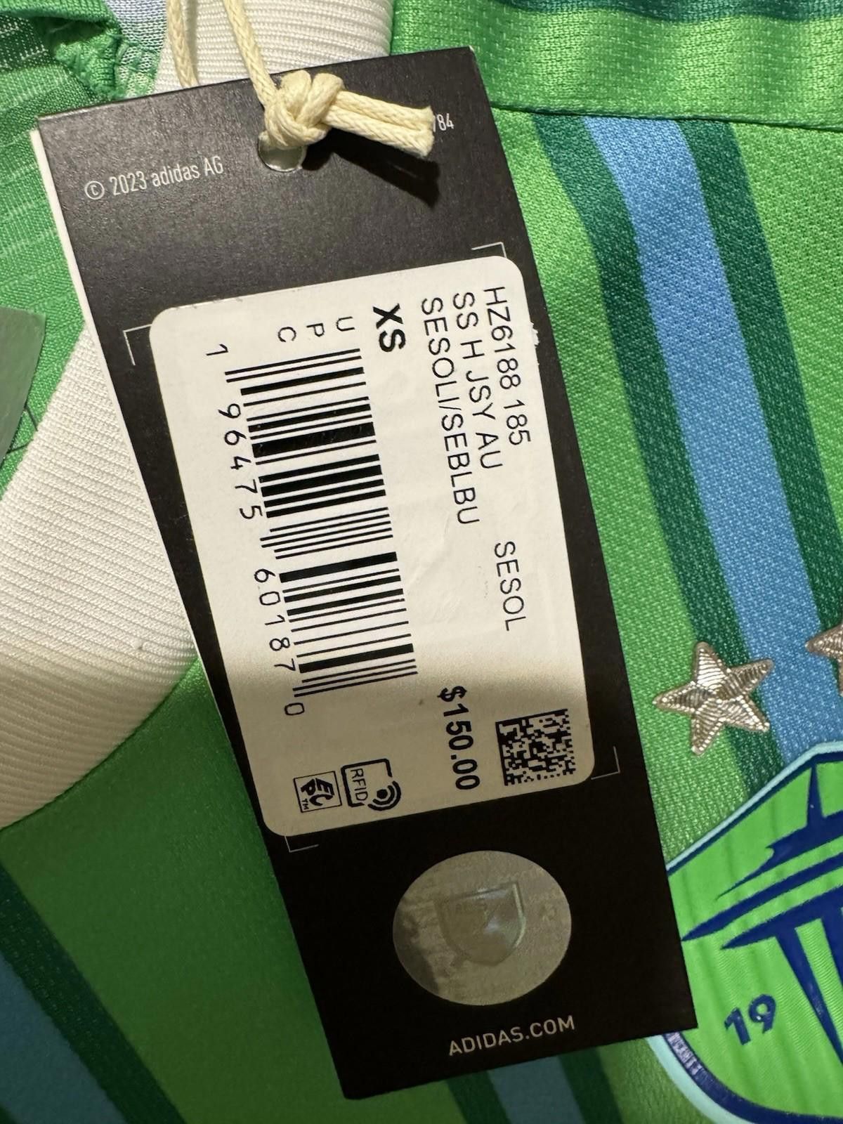 Adidas New Mens Seattle Sounders FC 2024/25 Home Jersey Size ONE SIZE - 8 Thumbnail