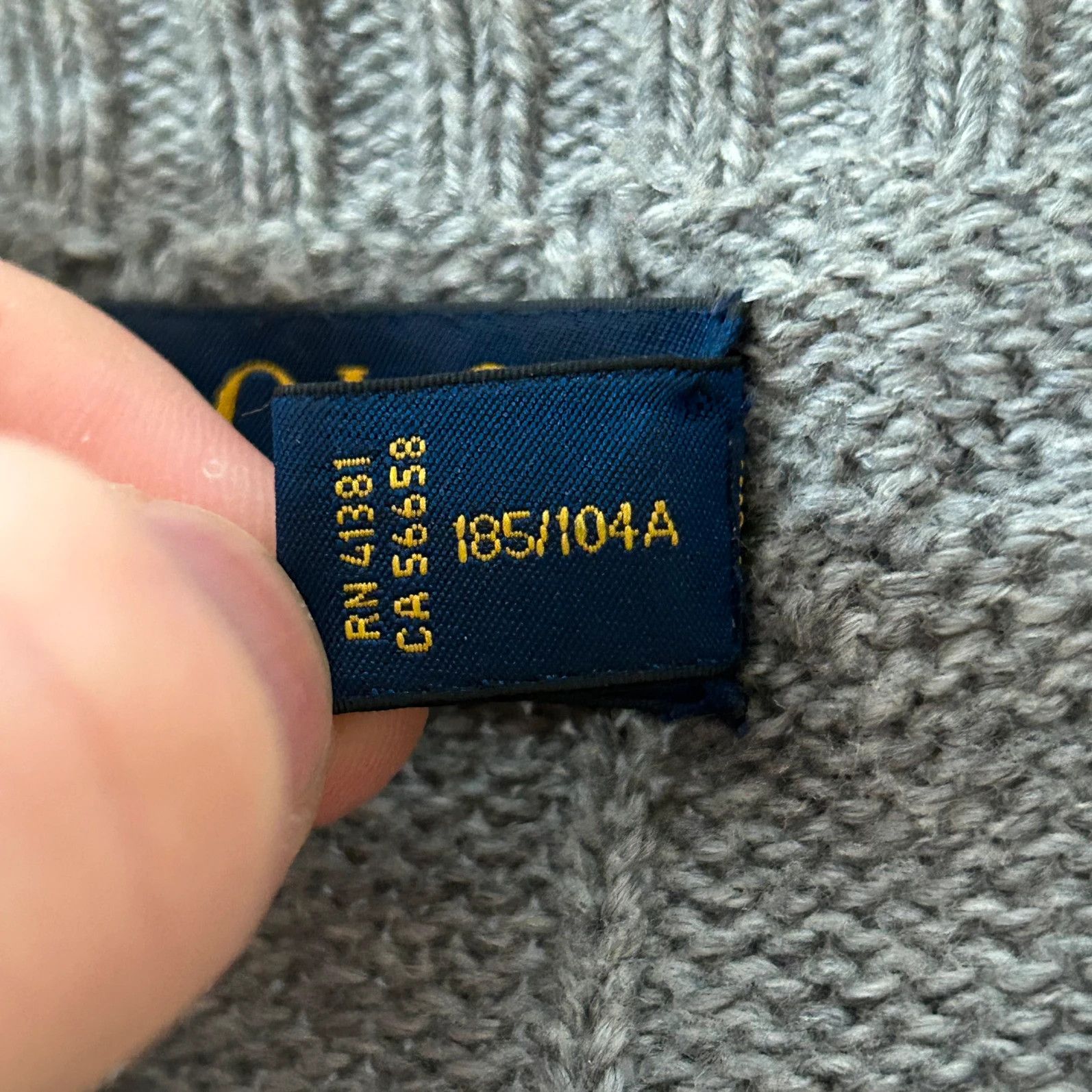 Designer × Polo Ralph Lauren × Ralph Lauren Polo Ralph Lauren knitwear mini logo pony grey old money Size US XL / EU 56 / 4 - 7 Thumbnail
