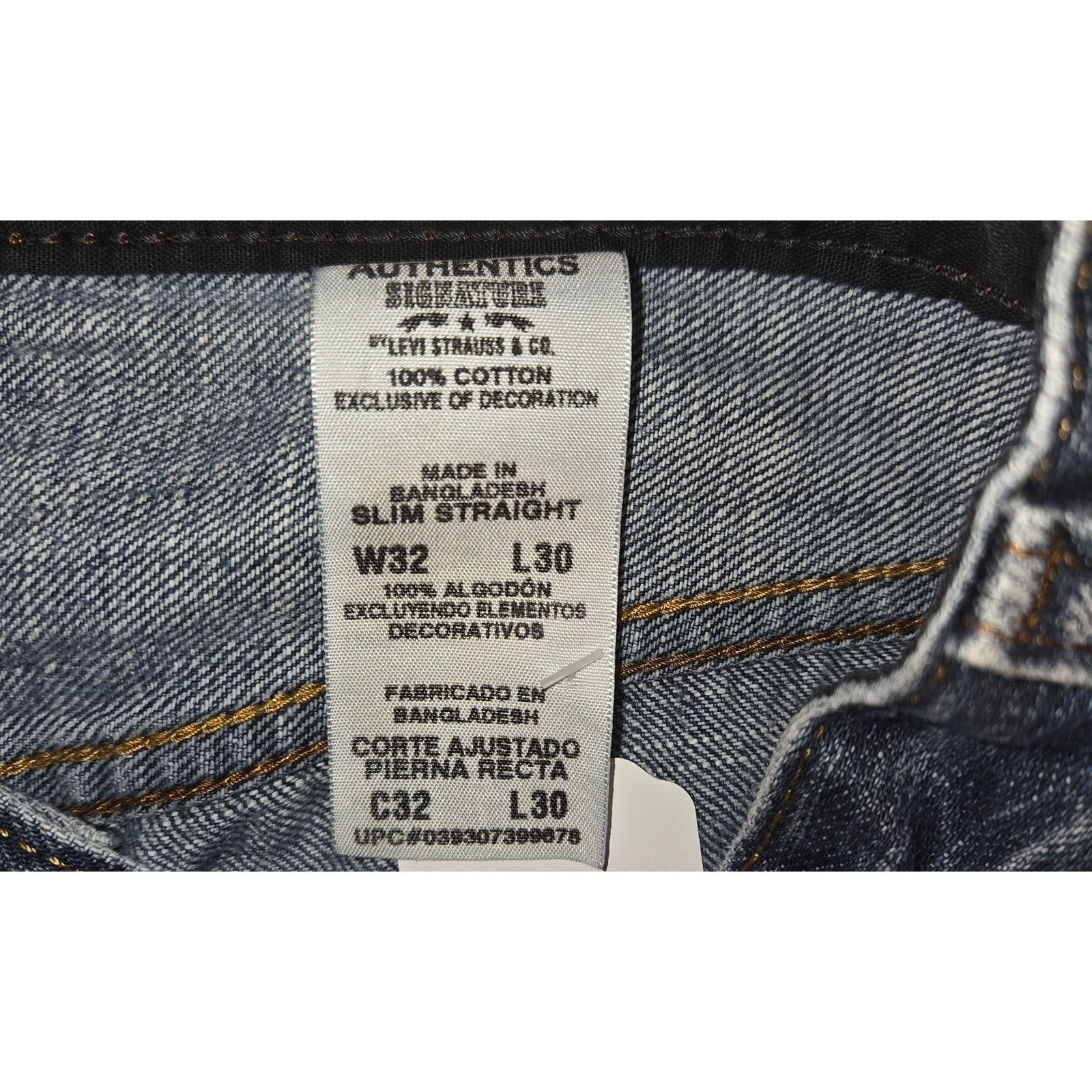Levi's Levi's Signature Authentics Slim Straight Jeans - 32x30 Size 32" / US 10 / IT 46 - 5 Thumbnail