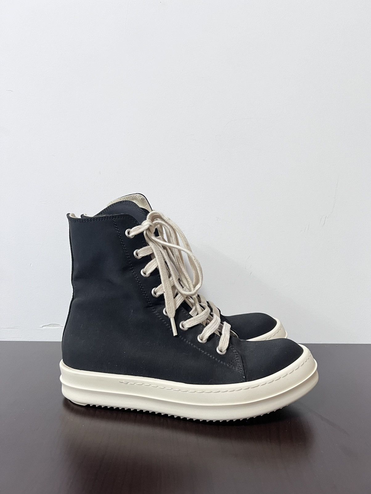 Rick Owens Drkshdw Rick owens ramones drkshdw high top sneakers Size US 5 / IT 35 - 4 Thumbnail
