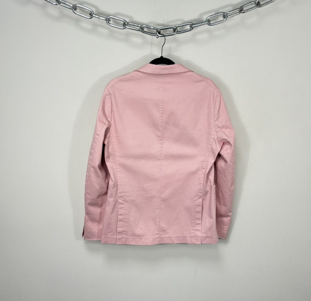 Douglas Hayward Douglas Hayward Men’s Pink Smart Casual Cotton Blazer Jacket Size 40R - 3 Thumbnail