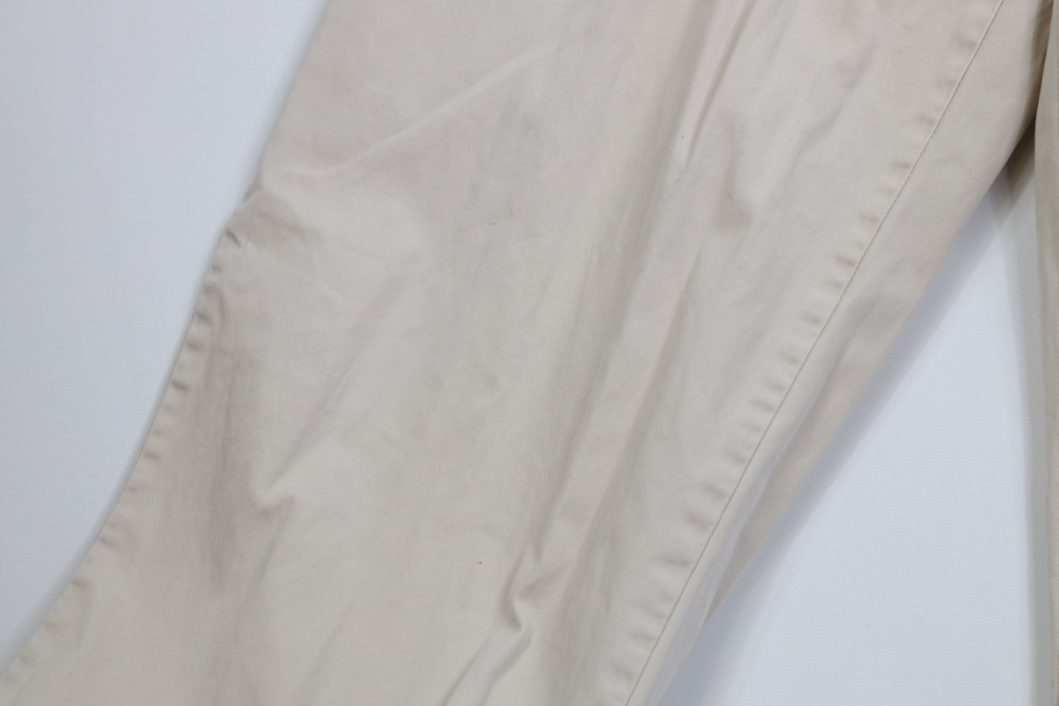 Ralph Lauren Vintage 90s Ralph Lauren Prospect Wide Leg Chino Pants Stone Size US 38 / EU 54 - 6 Thumbnail