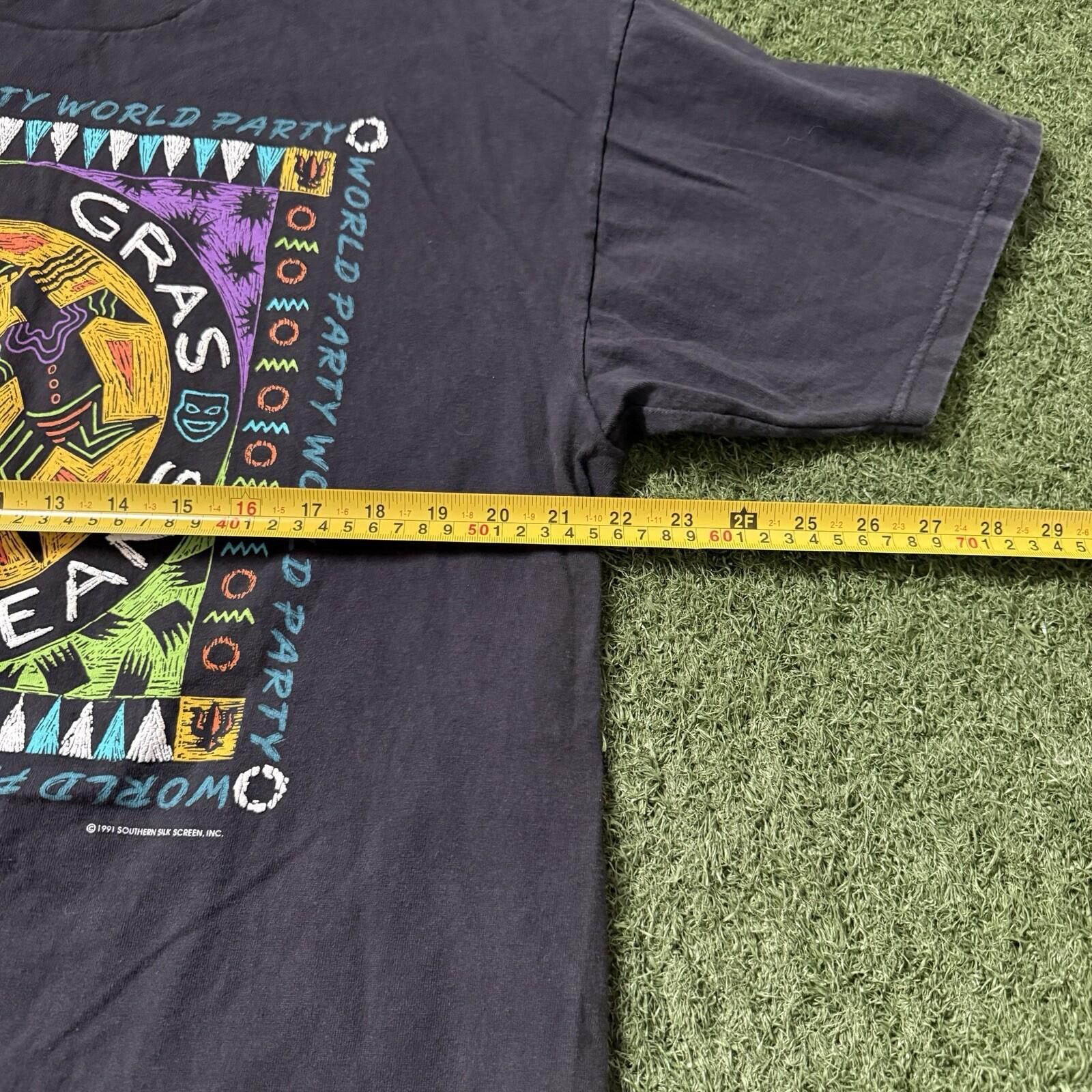 Hanes Vintage 1991 Mardi Gras New Orleans T-Shirt Hanes Adult XL Size US XL / EU 56 / 4 - 6 Thumbnail