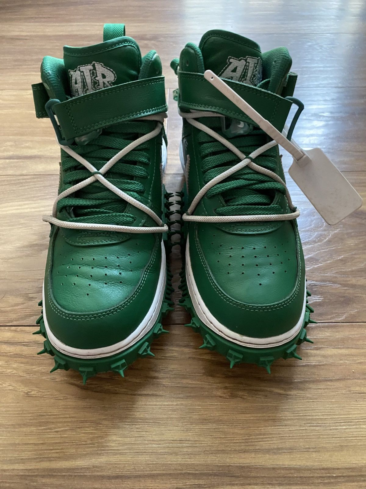 Nike × Off-White Nike x Off White Mid Air Force Pine Green Size US 8 / EU 41 - 7 Thumbnail