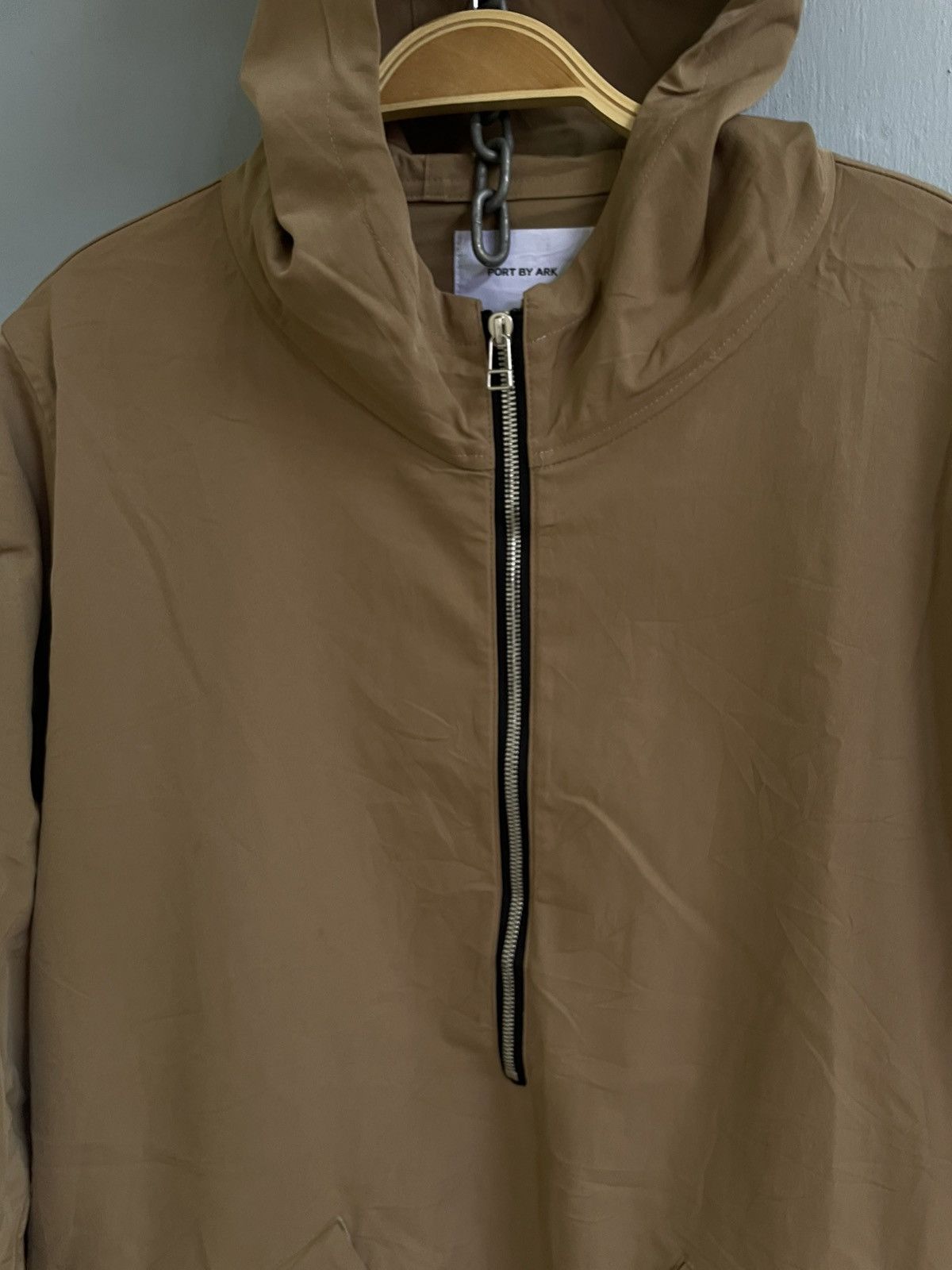 Japanese Brand Port by Ark hoodie pull over half zip smock style Size US M / EU 48-50 / 2 - 4 Thumbnail