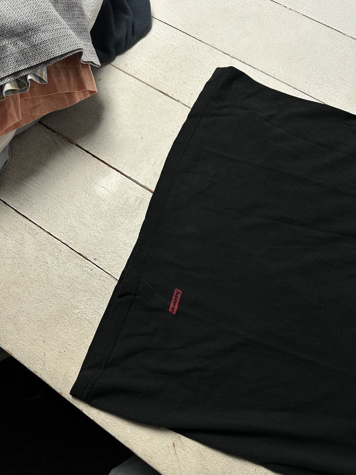 Hanes × Supreme 🚨 HANES SUPREME BLACK MAN SIZE S TEE WITH LOGO Size US S / EU 44-46 / 1 - 3 Thumbnail