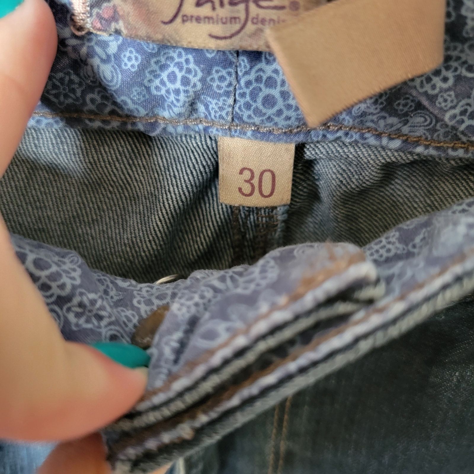 Paige Y2K PAIGE Dark Wash Mid Rise Womens Skinny Jeans Size 30 Size 30" / US 8 / IT 44 - 7 Thumbnail