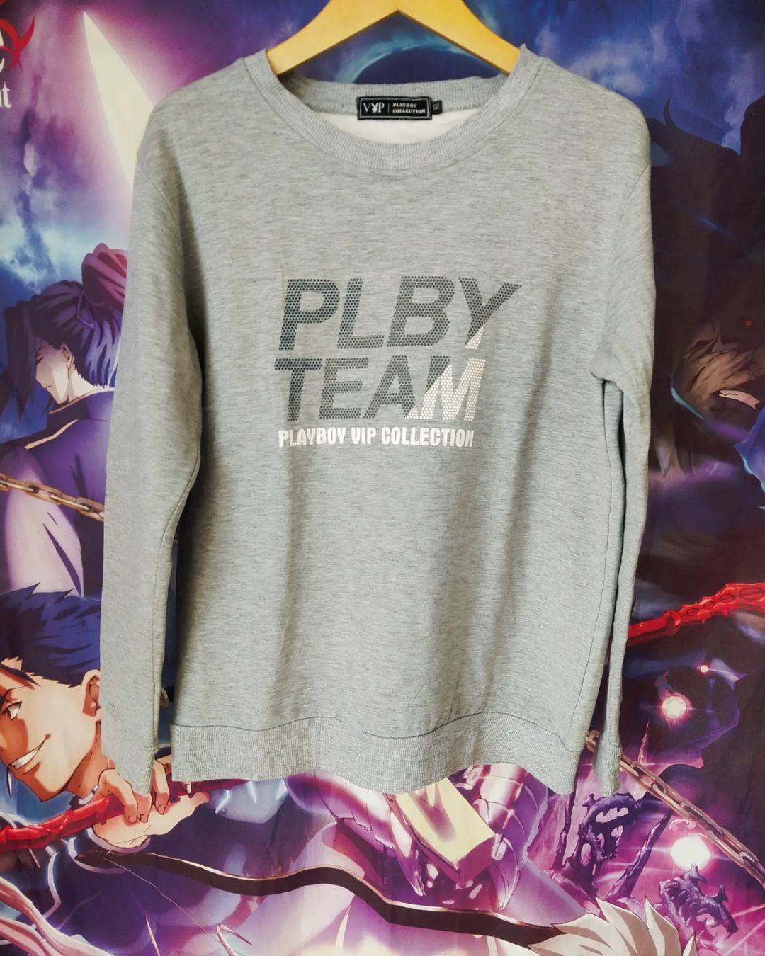 Playboy Playboy Team Collection Grey Crewneck Size US XL / EU 56 / 4 - 1 Thumbnail