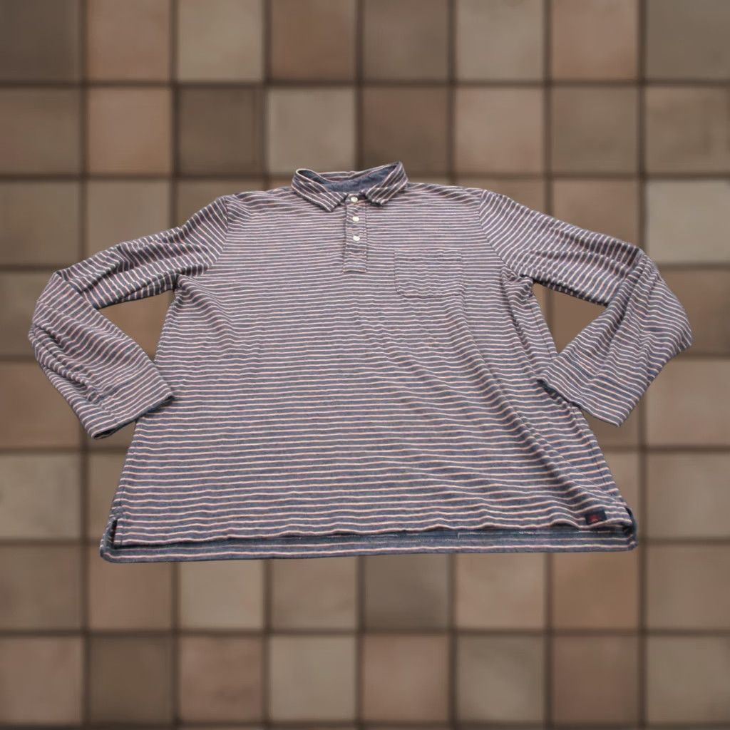 Faherty Faherty Polo Shirt Mens L Striped Golf Lightweight Work Outdoors Casual Business Size US L / EU 52-54 / 3 - 1 Thumbnail