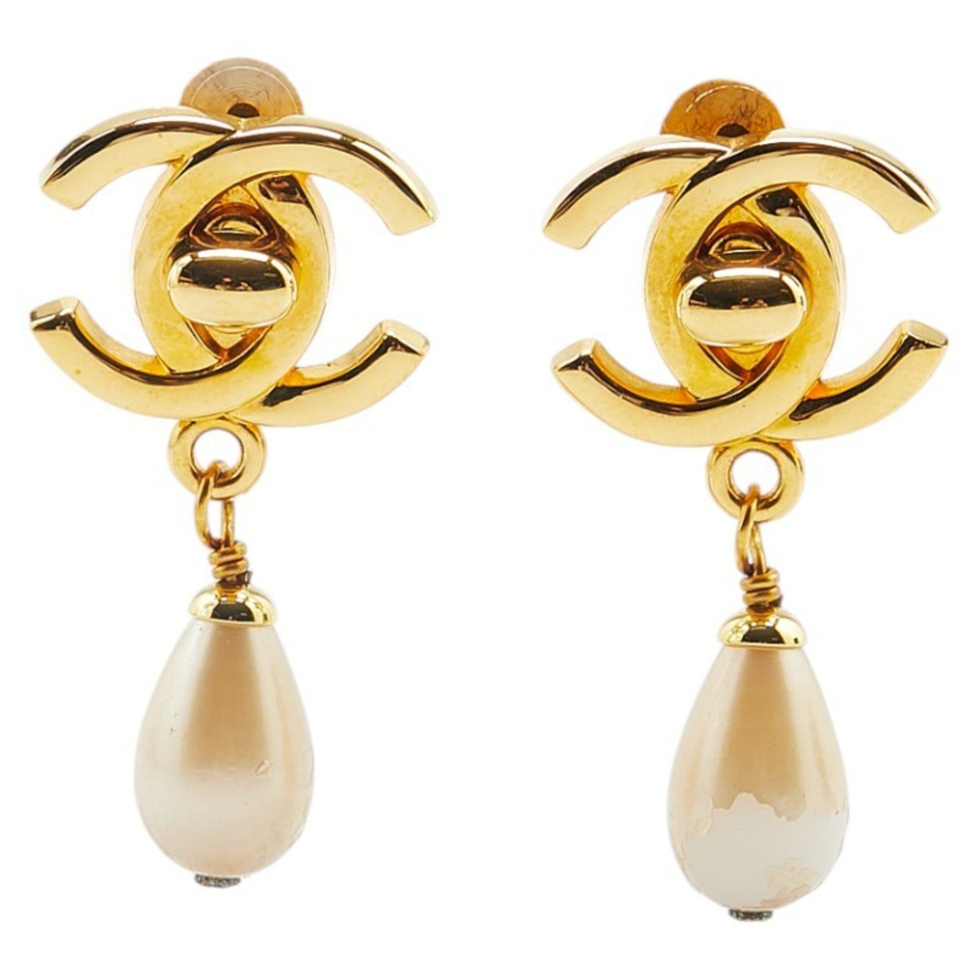 Chanel Chanel Coco Mark earring Size ONE SIZE - 1 Thumbnail