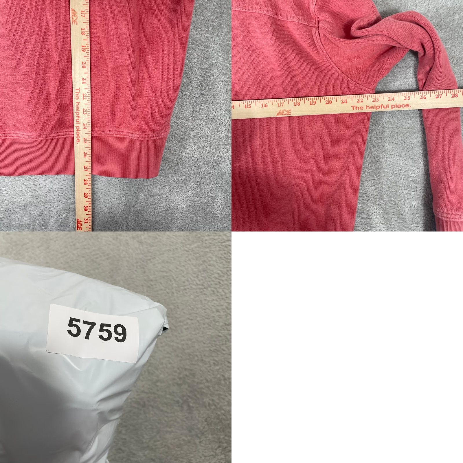 Eddie Bauer Eddie Bauer Sweater Mens Large Pink Cotton Ribbed Quarter Zip Pullover Gorpcore Size US L / EU 52-54 / 3 - 8 Thumbnail