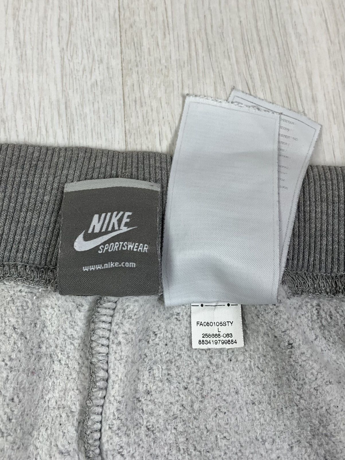 Vintage Nike Sportswear Vintage Wide Leg Baggy Pants Grey Size L Size US 34 / EU 50 - 7 Thumbnail
