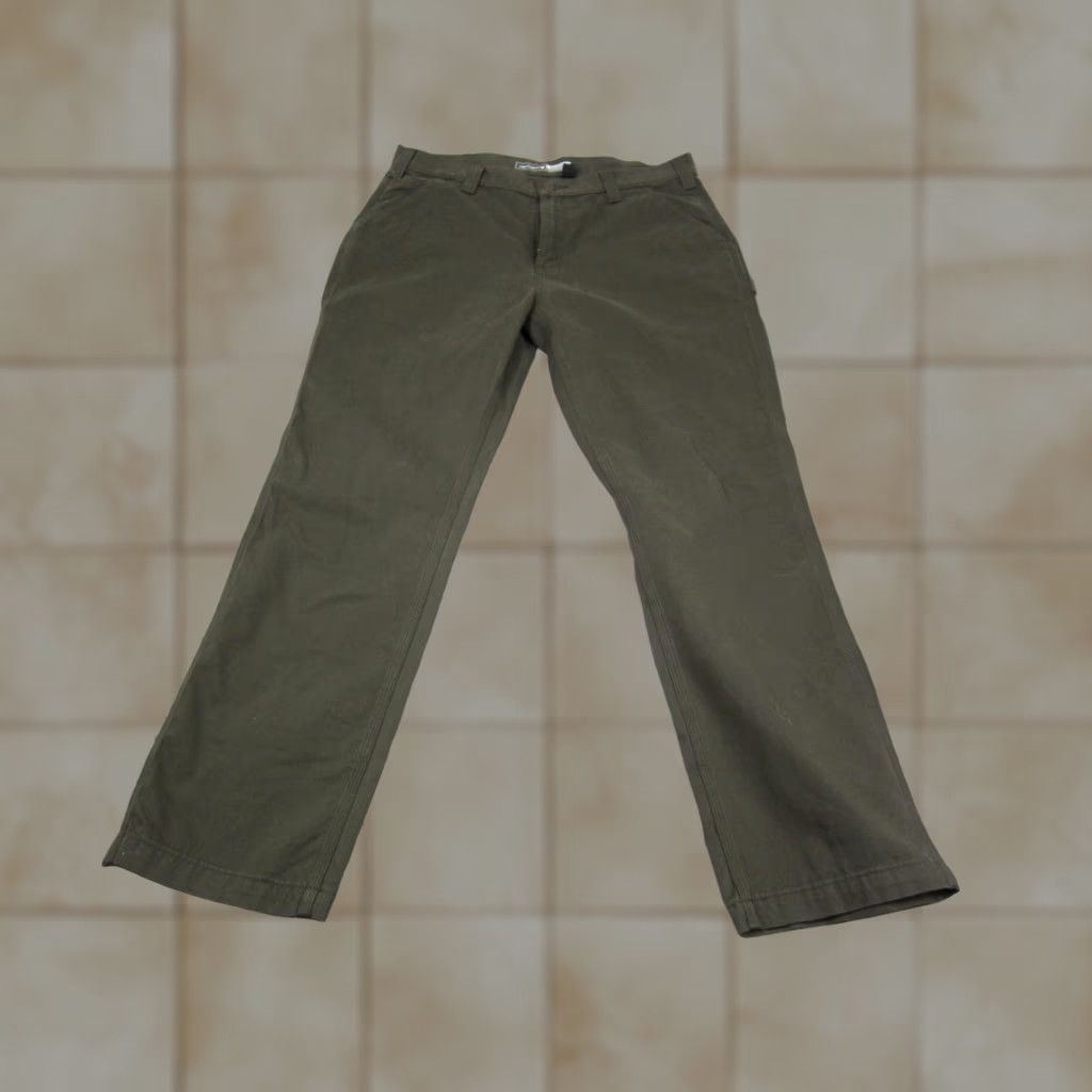 Carhartt Carhartt Pants Men Regular 36x32 Green Relaxed Fit Duck Canvas Workwear Pants Size US 36 / EU 52 - 1 Thumbnail