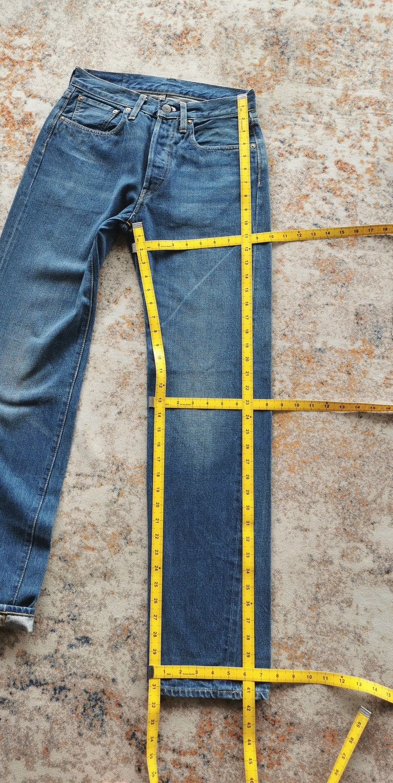 Levi's Vintage Clothing × Self Edge Lvc Levis Vintage Clothing Lot 503BXX Selvedge Denim Jeans Size US 27 - 14 Thumbnail