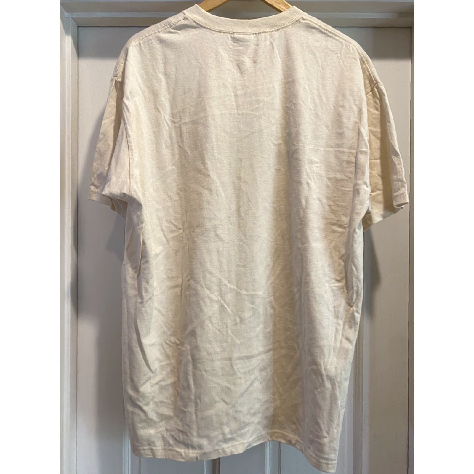 Vintage VINTAGE Mens XL NOS 2006 Student Lecture Human Origins T-Shirt Man Ape Evolution Nerd Shirt Mens Size US XL / EU 56 / 4 - 4 Thumbnail