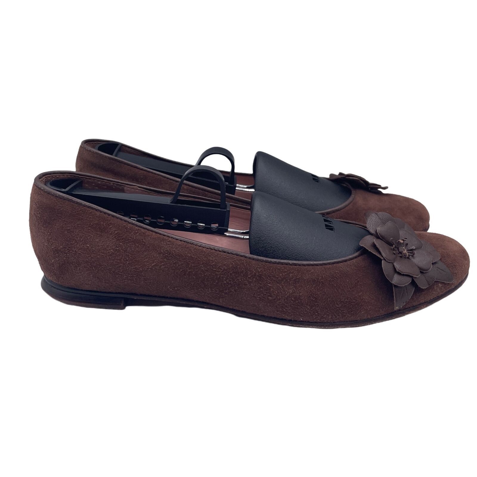 Lilly Pulitzer Lilly Pulitzer Ballet Flats Brown Slip On Shoe Leather 8 Size US 8 / IT 38 - 1 Thumbnail
