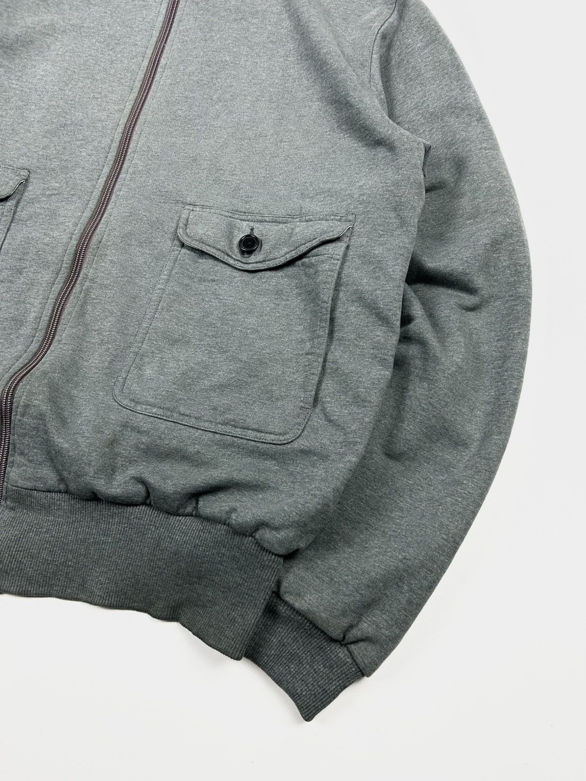 Universal Works Rare Universal Works Double Zip Bomber Sweatshirt Size US L / EU 52-54 / 3 - 6 Thumbnail