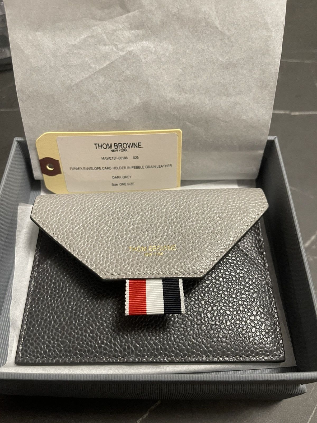 Thom Browne Thom Browne envelope card holder Size ONE SIZE - 1 Thumbnail