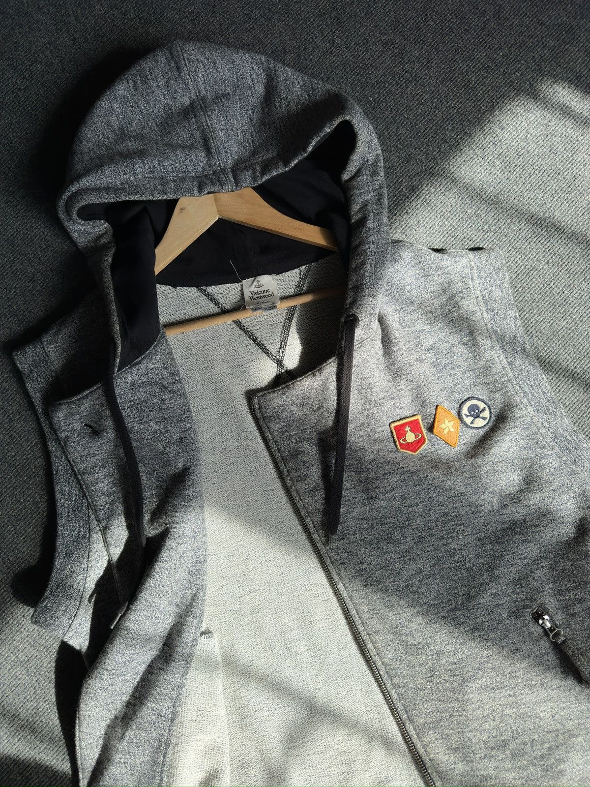 Vivienne Westwood VIVIENNE WESTWOOD Punk Avantgarde Zip Vest Hoodie Size US L / EU 52-54 / 3 - 13 Thumbnail
