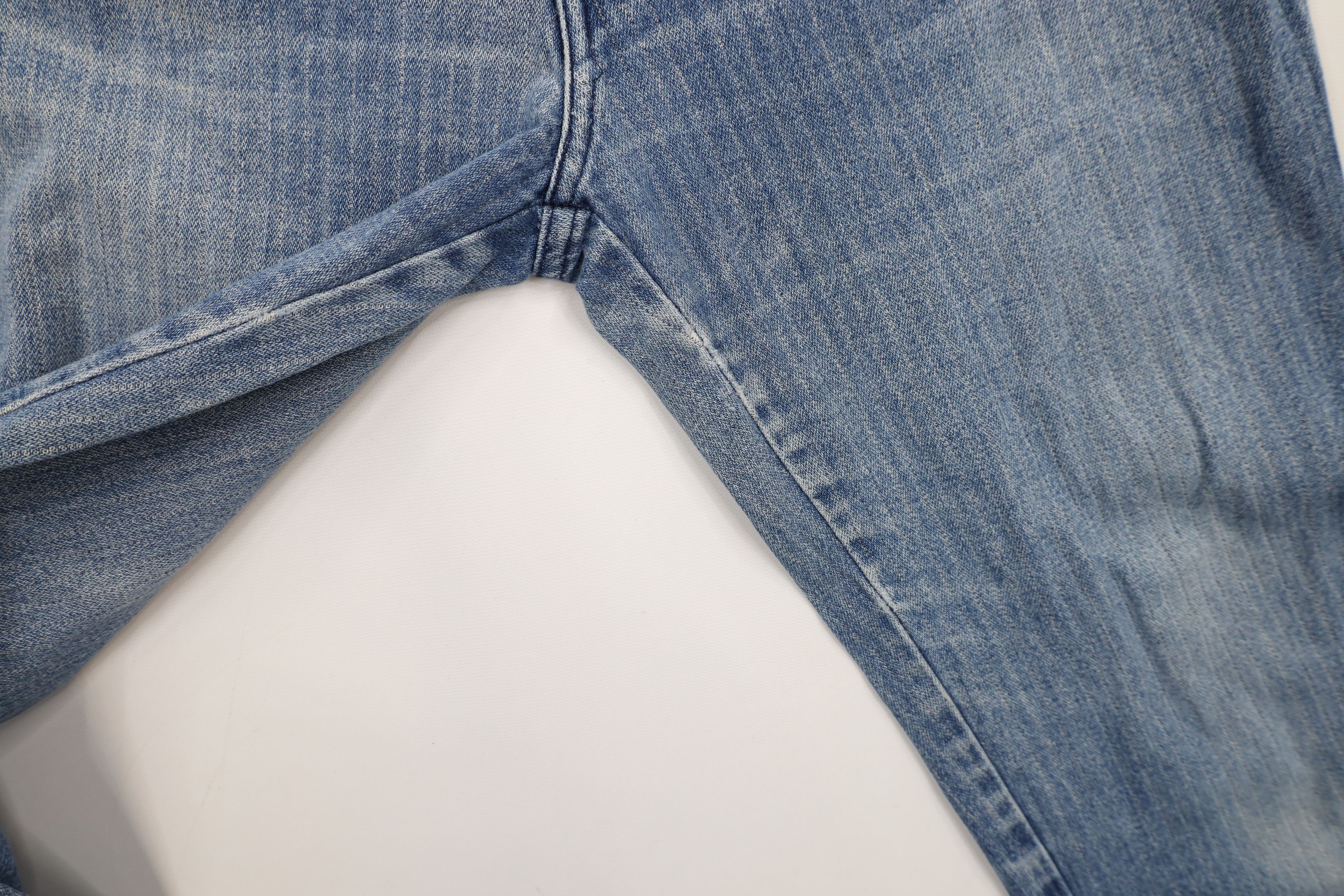 Vintage Vintage 90s Streetwear Straight Leg Denim Jeans Blue Cotton Size 32" / US 10 / IT 46 - 8 Thumbnail
