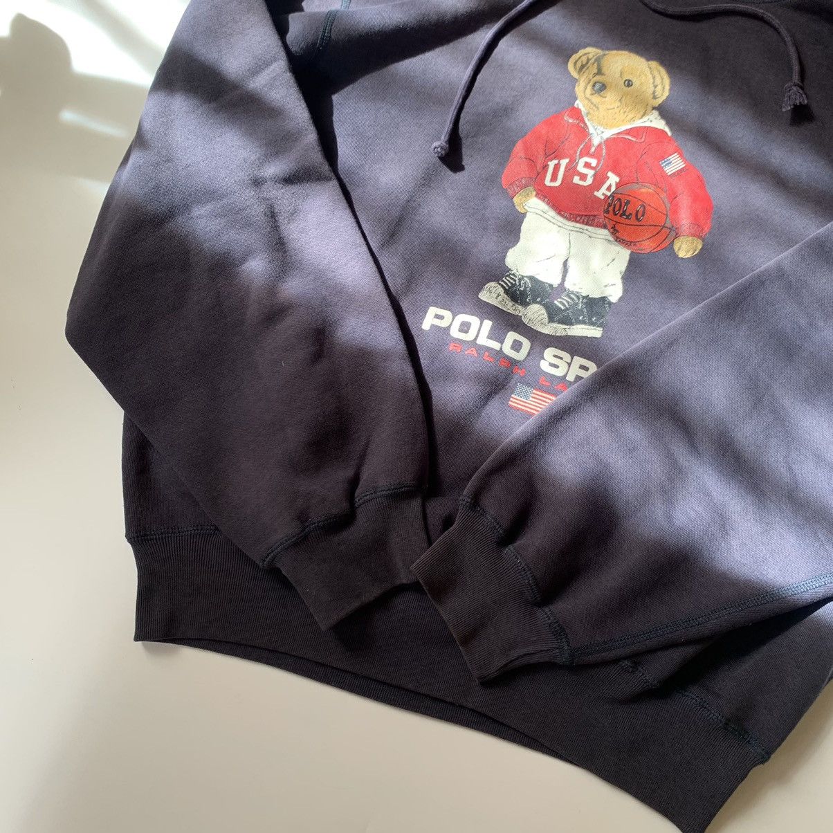VINTAGE POLO BEAR USA BY POLO SPORT RALPH LAUREN HOODIE