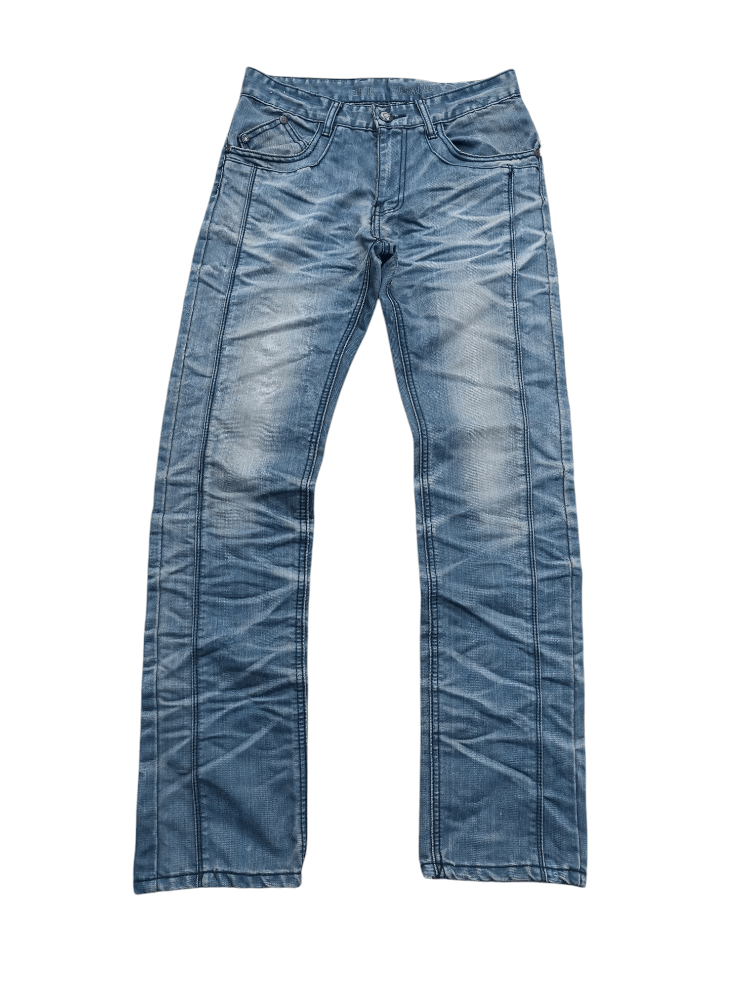 Japanese Brand Japanese Brand Clawmark Charcoal Wash Skinny Jeans E257 Size US 28 / EU 44 - 1 Thumbnail