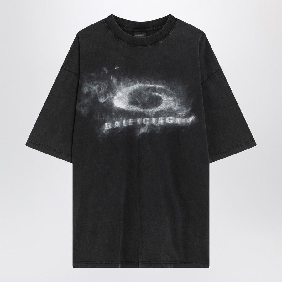 Balenciaga o1d2blof0226 Oversize T-Shirt in Black Size US XL / EU 56 / 4 - 1 Thumbnail