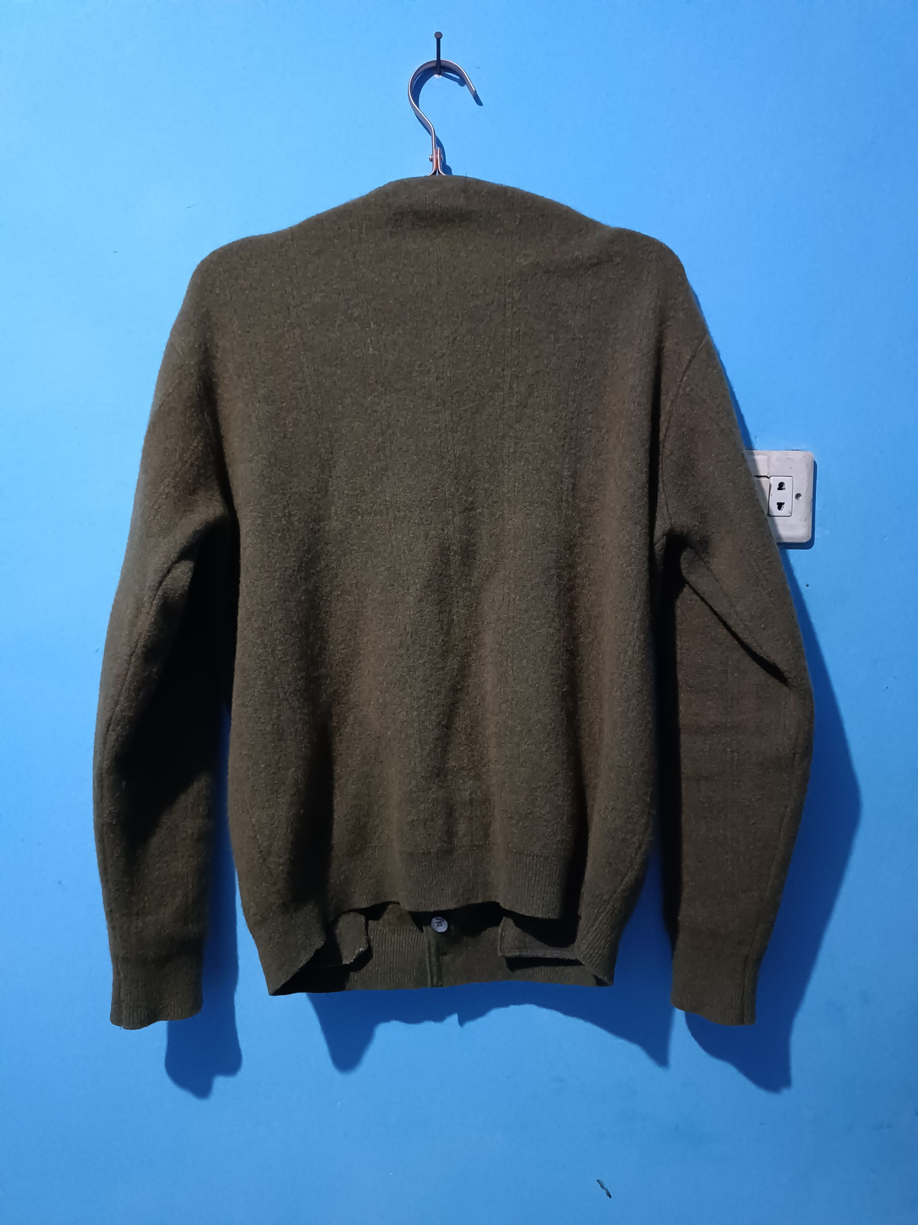 Japanese Brand N.W.K MEN'S KNITWEAR NAGOYA CARDIGAN SWEATER Size US L / EU 52-54 / 3 - 2 Thumbnail