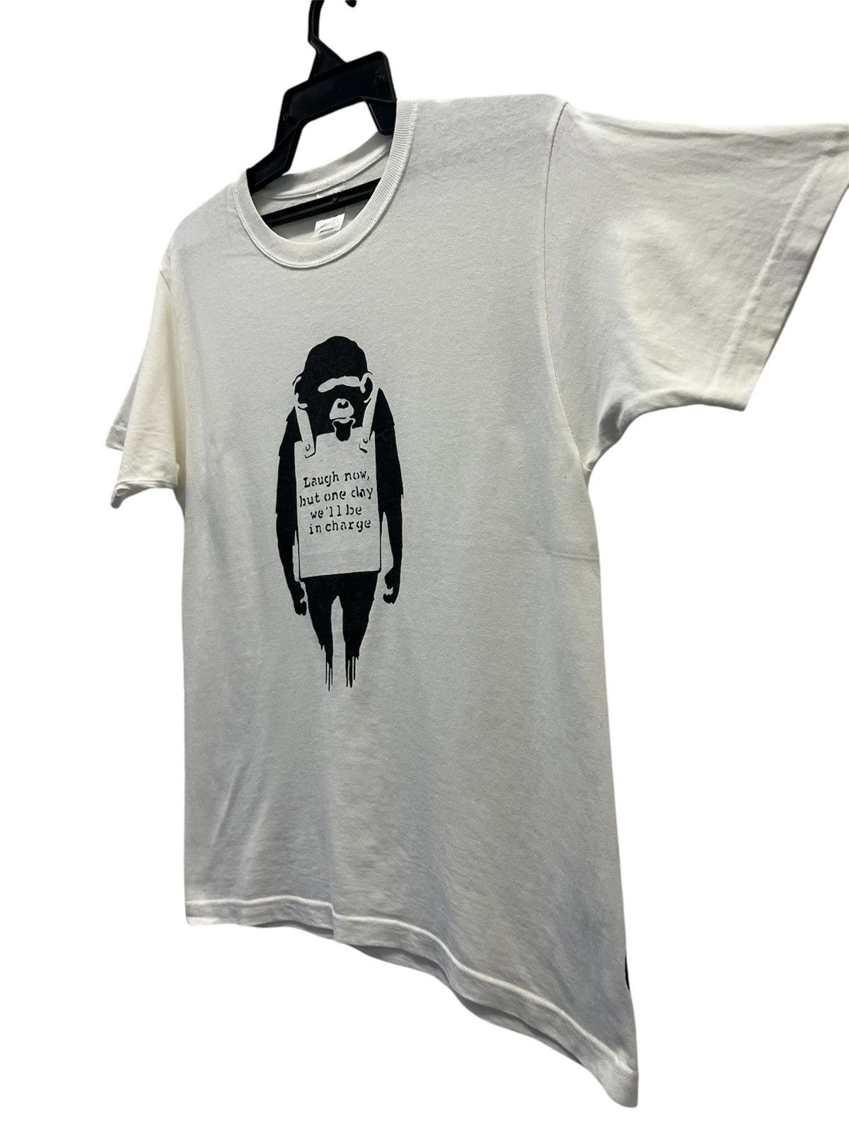 Vintage BANSKY LAUGH NOW, BUT ONE DAY WE’LL BE IN CHANGE SHIRT Size US M / EU 48-50 / 2 - 3 Thumbnail