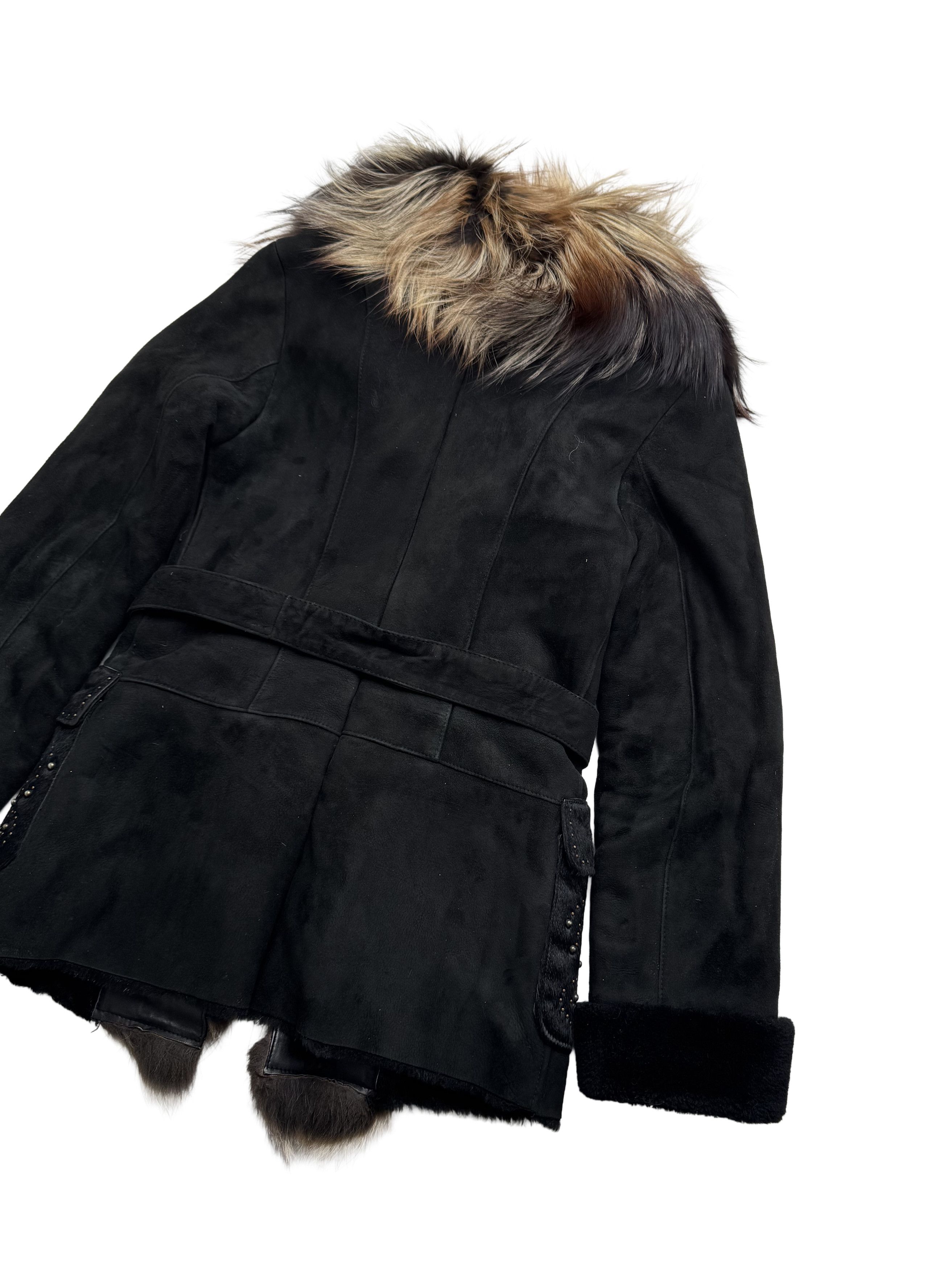 Japanese Brand Vintage Real Sheepskin Coat With Real Fur Details Size S / US 4 / IT 40 - 14 Thumbnail
