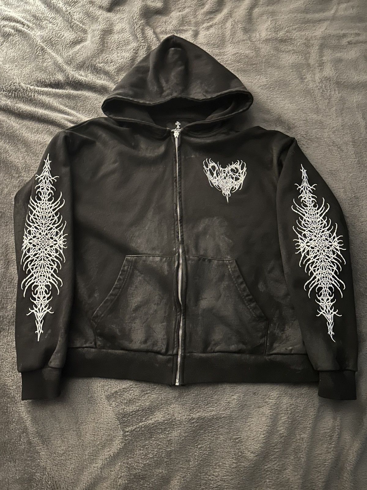 Vintage Onlycurse Cyber Zip Up Size US L / EU 52-54 / 3 - 1 Thumbnail