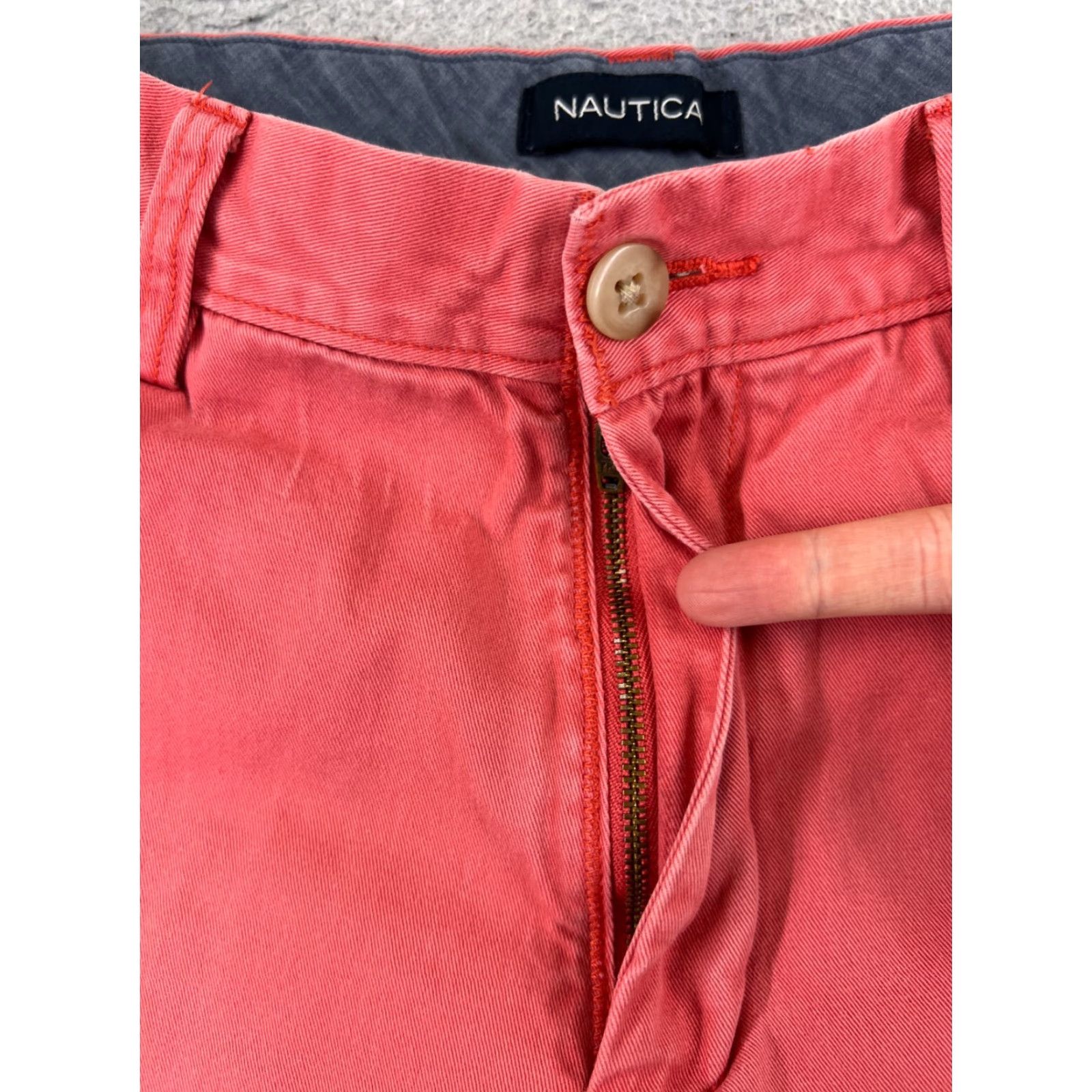 Nautica NAUTICA Shorts Adult 30 Pink Cotton Chino Deck Golf Beach Quick Dry Lightweight Mens Size US 30 / EU 46 - 6 Thumbnail