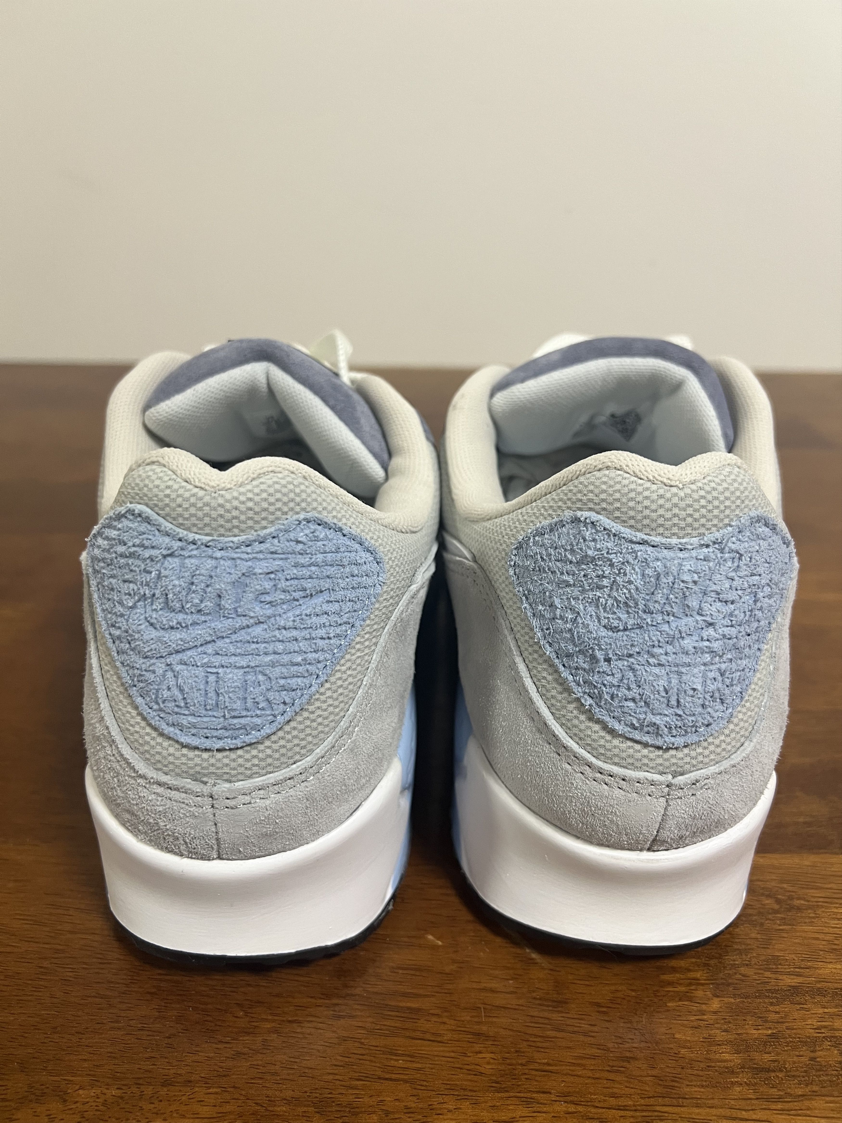 Nike 💚 2022 Nike Air Max 90 NRG Ashen Slate/White-Light Bone NEW Size US 12 / EU 45 - 6 Thumbnail
