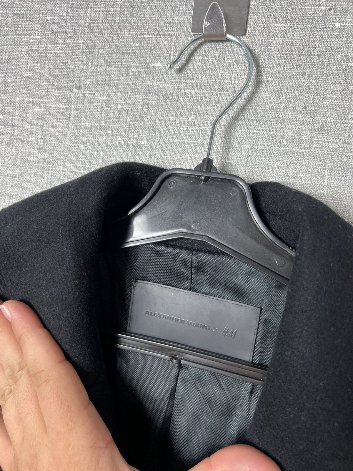 Alexander Wang × H&M Alexander Wang x H&M Runway Biker Wool Jacket Coat Size S / US 4 / IT 40 - 20 Thumbnail