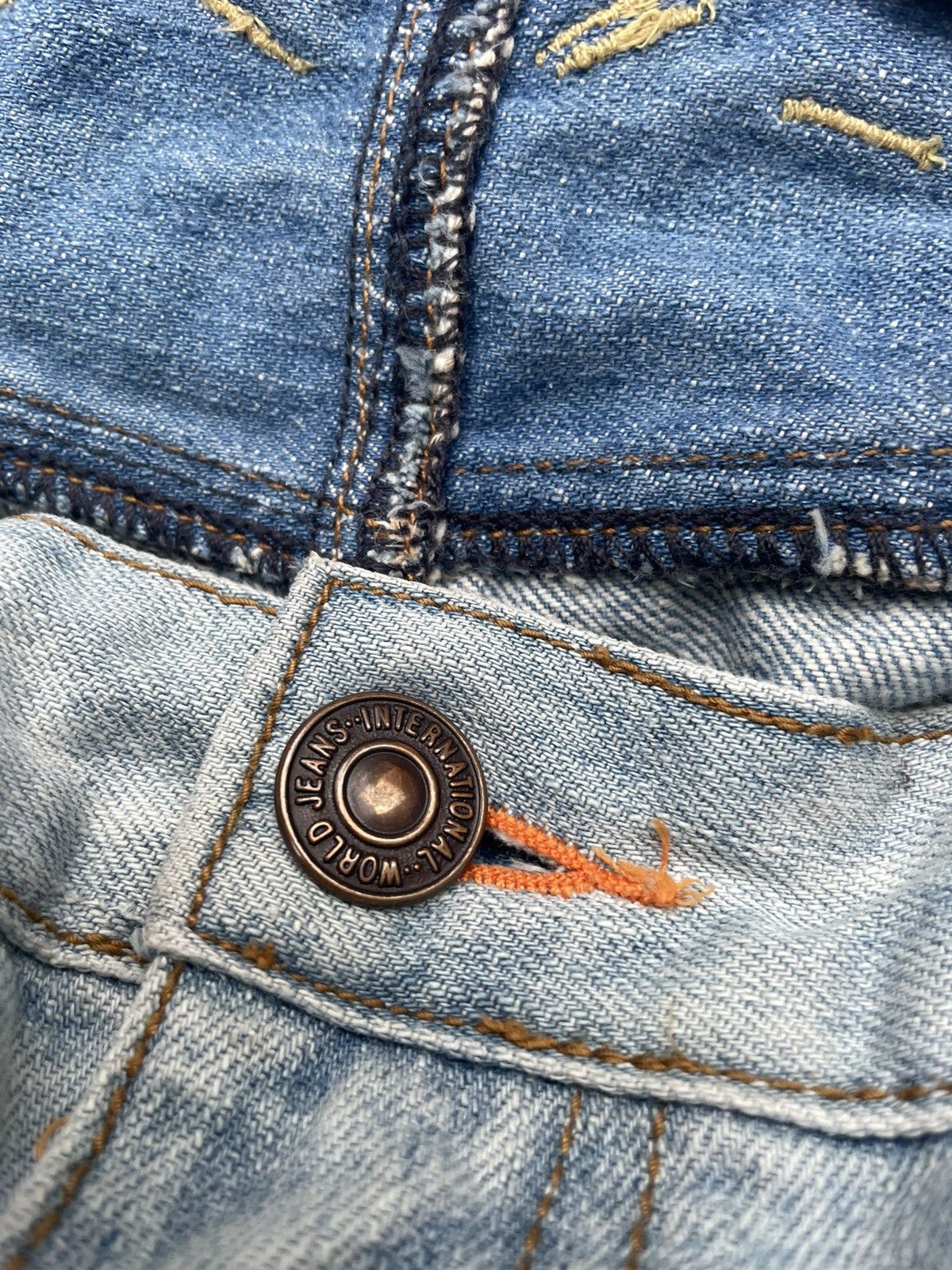 Japanese Brand Dominte Double Waist Denim Short Size US 39 - 19 Thumbnail