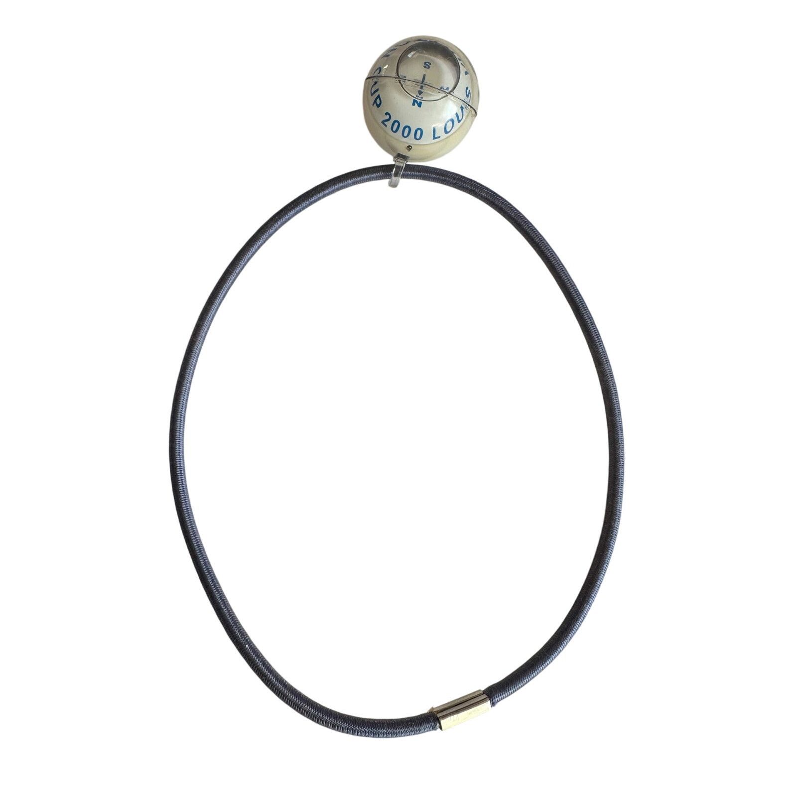 Louis Vuitton Louis Vuitton Cup 2000 Compass Necklace -Blue Size ONE SIZE - 4 Thumbnail