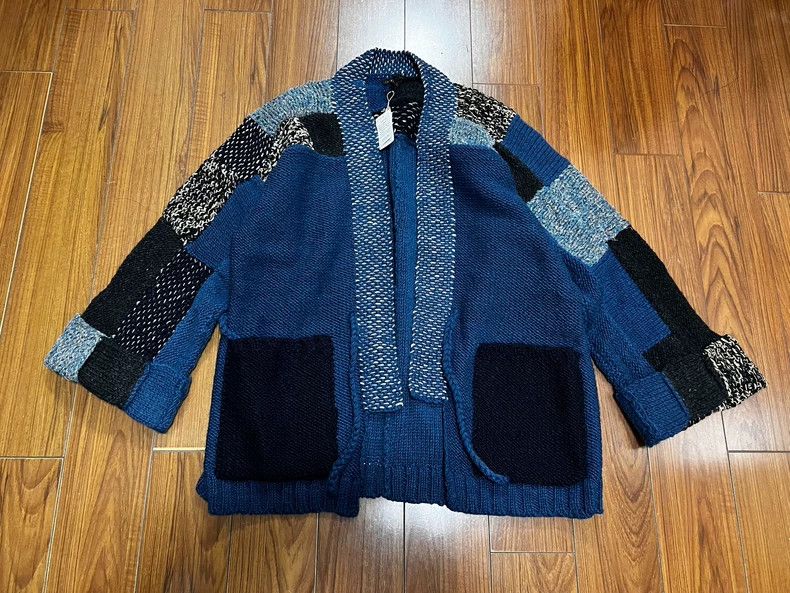 Kapital Kapital Wool Patchwork Cardigan Jacket Size US M / EU 48-50 / 2 - 1 Thumbnail