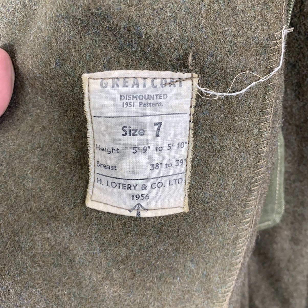 Vintage VINTAGE 1950s BRITISH MILITARY GREAT COAT DISMOUNTED Size US M / EU 48-50 / 2 - 7 Thumbnail