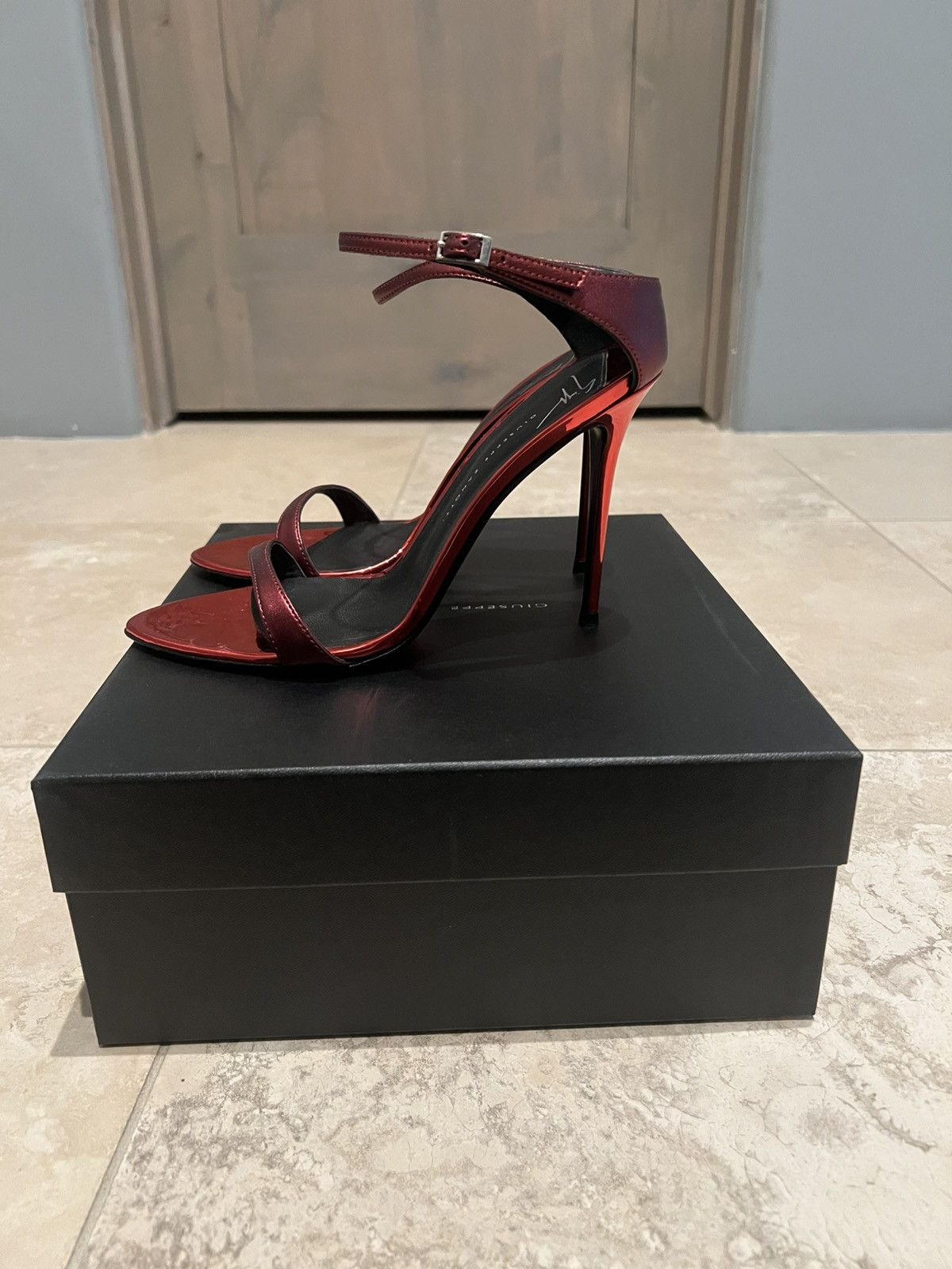 Giuseppe Zanotti Red clandestino 105 tall Size US 8 / IT 38 - 3 Thumbnail