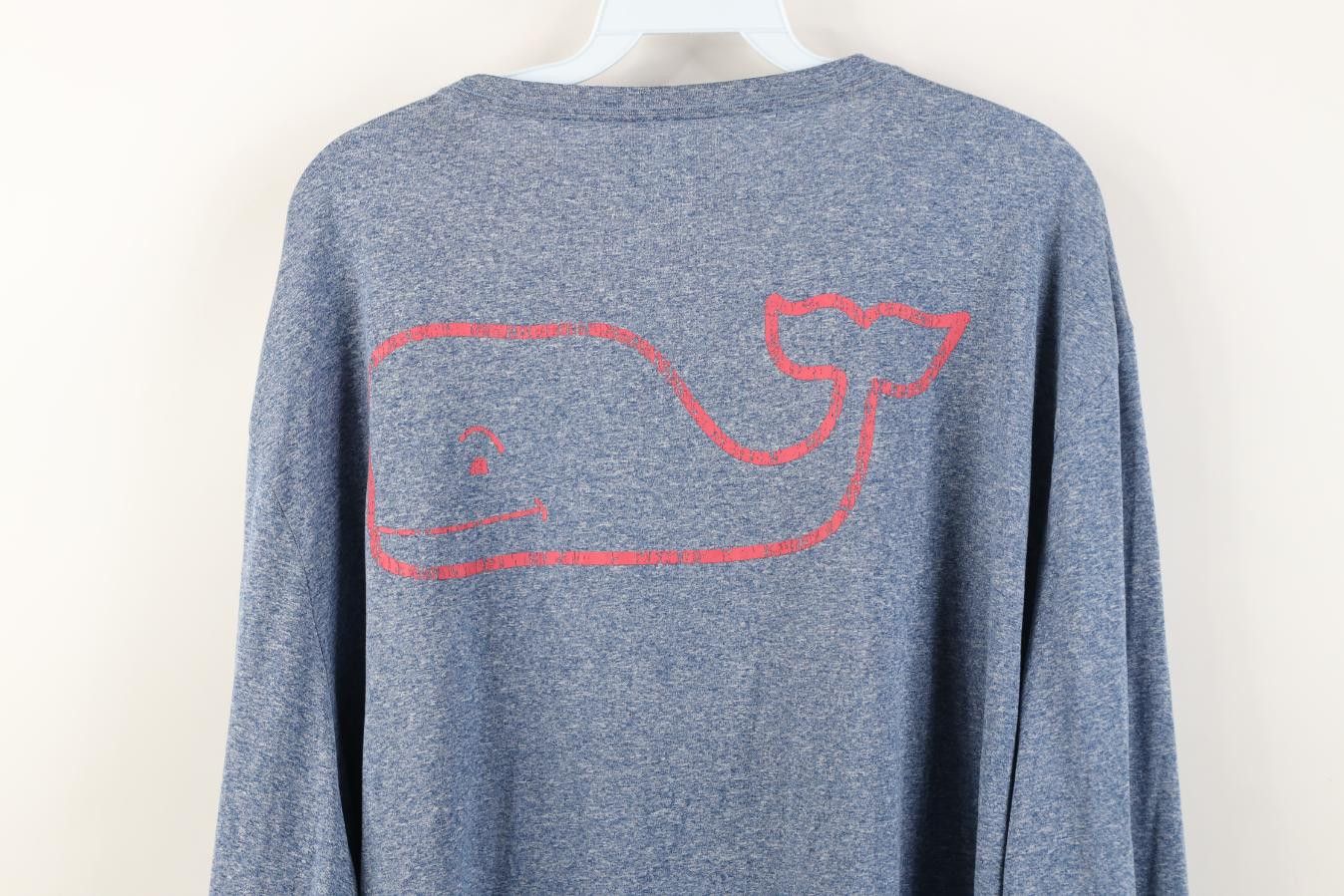 Vineyard Vines Vineyard Vines Performance Whale Long Sleeve T-Shirt Blue Size US XXL / EU 58 / 5 - 12 Thumbnail