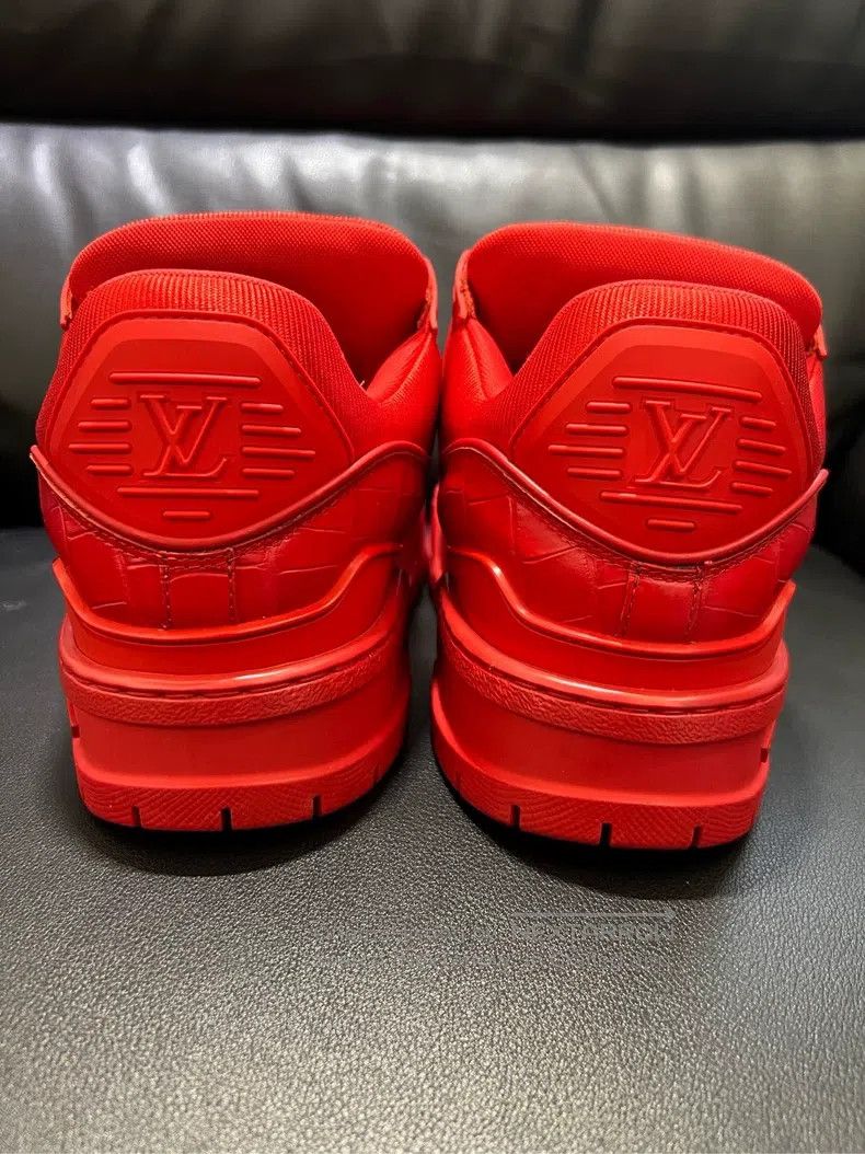Louis Vuitton Louis Vuitton Red little fat Ding of trainer shoes Size US 7.5 / EU 40-41 - 3 Thumbnail