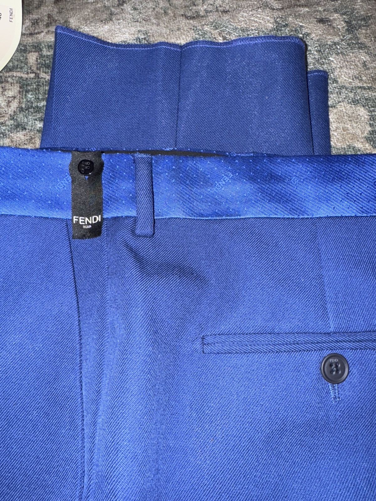 Fendi Fendi Wool Trousers Size 38R - 2 Thumbnail