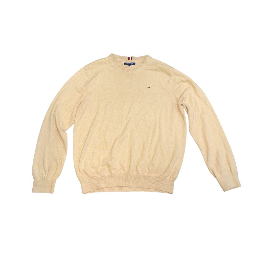 Tommy Hilfiger Classic Crewneck Sweater Size XL Cotton Casual Office Preppy Size US XL / EU 56 / 4 - 1 Thumbnail