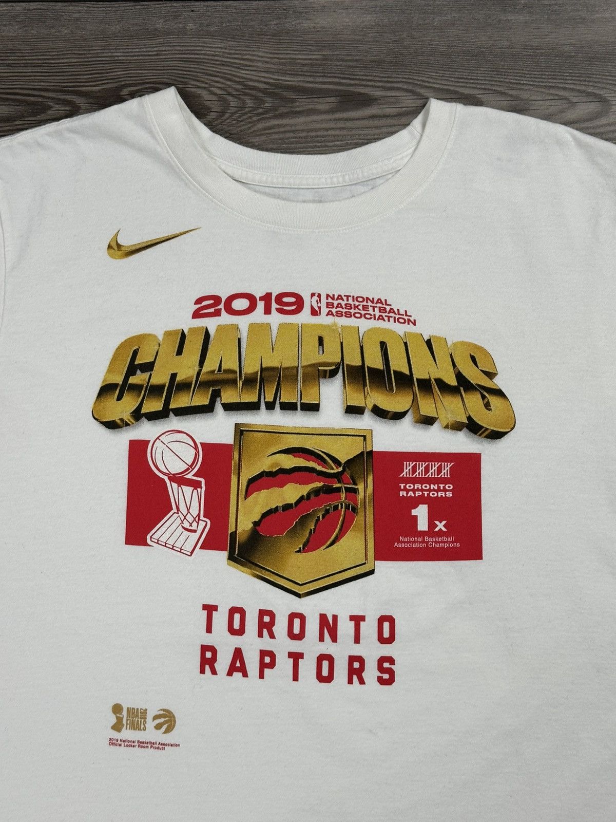 NBA Toronto Raptors x Nike 2019 Nba Champions T Shirt Size US XXL / EU 58 / 5 - 2 Thumbnail