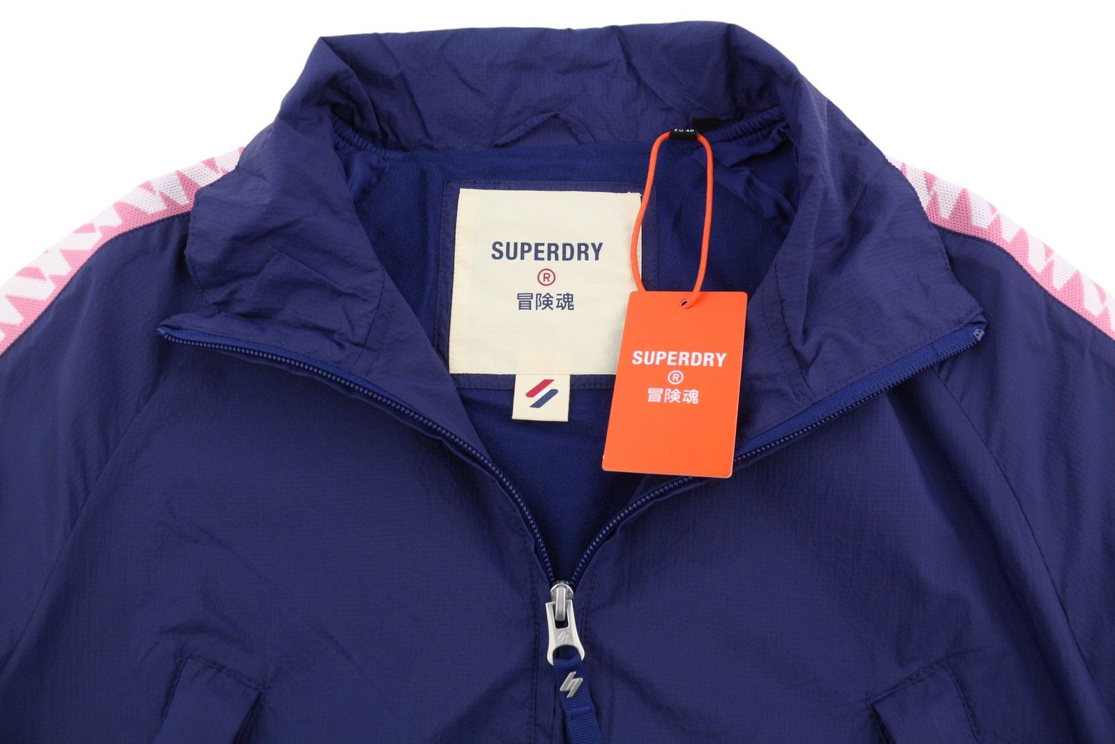 Superdry NON HOODED TRACK M Blue High Neck 87991 Size M / US 6-8 / IT 42-44 - 5 Thumbnail