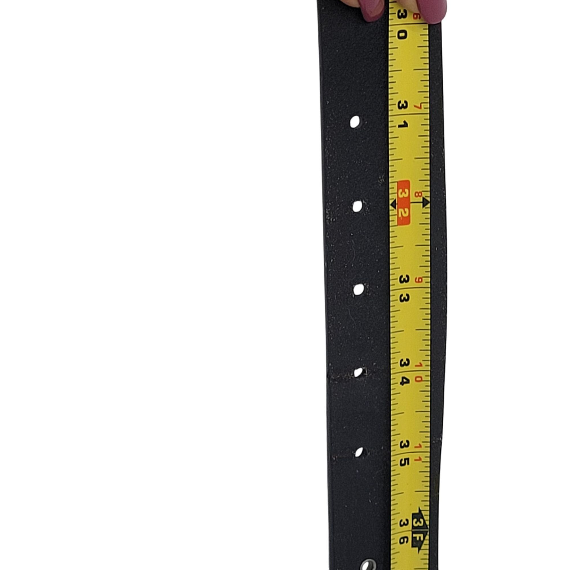 L.E.I. L.E.I. Black Double Grommet Belt Sz L Leather Lined Studded Size ONE SIZE - 4 Thumbnail
